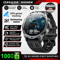 2026New ULtra Military Grade 1000mAh Battery SmartWatch Built in GPS Compass 10ATM Waterproof Sports 1.73 AMOLED Smart watch Men