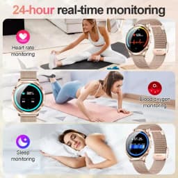 2026 New Ultra-thin Smart Watch For Women 466*466 AMOLED Display Sports Watches BT Call Digital Health Tracker Ladies Smartwatch