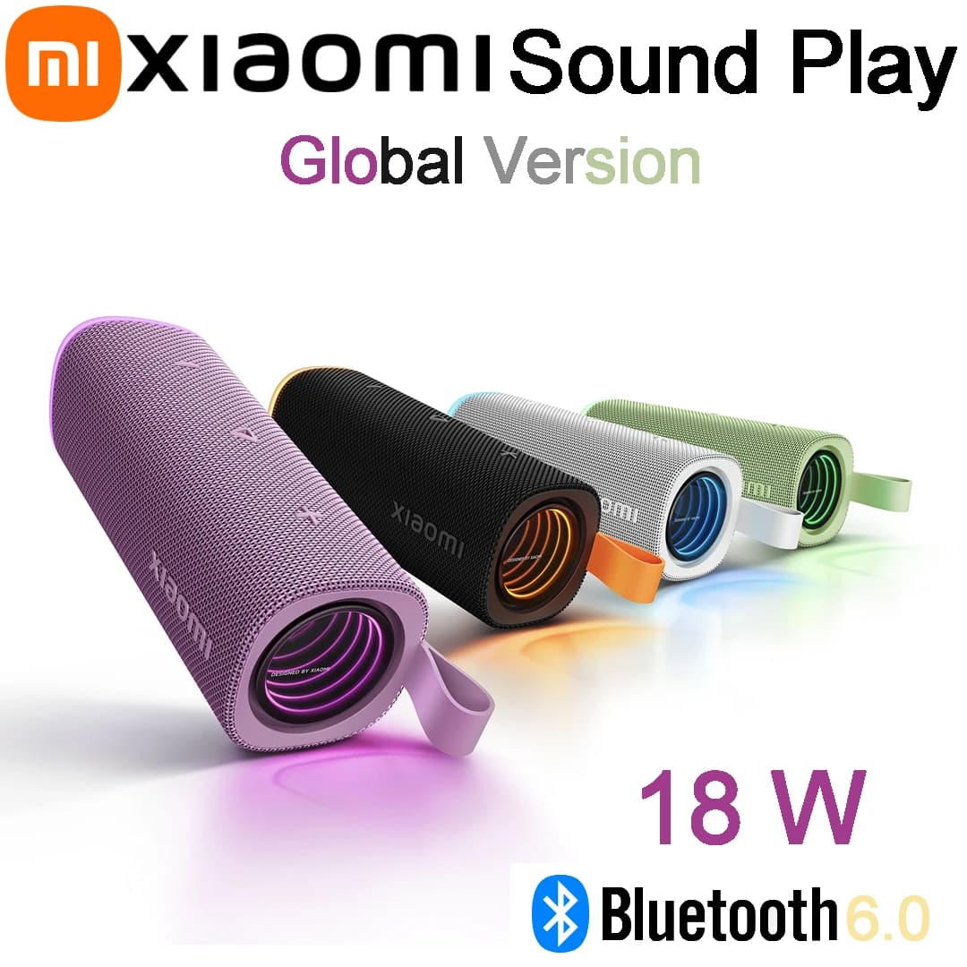 Global Version Xiaomi Sound Play Bluetooth6.0 18W TWS connect 2600mAh IP68 Water and Dust Resistance Outdoor Party Mini Portable