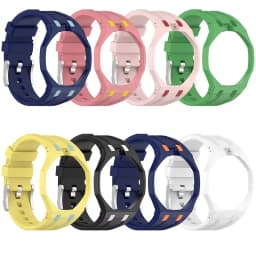 Silicone Replacement Watch Strap For Swatch X Ap Royal Pop Wrist Band Crown 12 O'clock / 3 O'clock Direction Watch Accessories