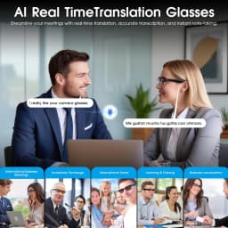 2026 New 4K HD 800W Smart AI Glasses Men 120+Language Translation Video record Take photos Chat GPT Call Music Sunglasses Women
