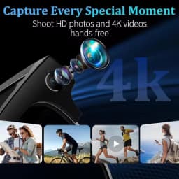 2026 New 4K HD 800W Smart AI Glasses Men 120+Language Translation Video record Take photos Chat GPT Call Music Sunglasses Women