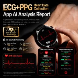 2026 New Air Pump Airbag Smart Watch High Precision Dynamic Blood Pressure Monitor ECG Heart Rate Health Smart watch For Adult