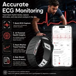 Newly Men Women Smart Band ECG Blood Pressure Uric Acid Monitor 3ATM Waterproof Sports Fitness Tracker Bracelet For Android iOS