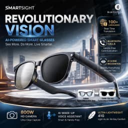 2026New 800W Pixel 4K HD Camera Smart Glasses AI Translation ChatGPT Music Play Voice Dual Microphone BT Call Sunglass Men Woman