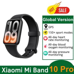 Global Version Xiaomi Smart Band 10 Pro 1.74" AMOLED Display 21 Days Battery 150+ Sports Modes 5ATM Bluetooth 5.4 Dual-device