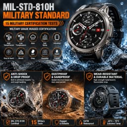 2026-Top Accurate GPS Smart Watch Offline Maps Download Compass Tracking 5ATM Waterproof Tactics Sport Smart Bracelet Men Gift