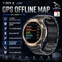 2026-Top Accurate GPS Smart Watch Offline Maps Download Compass Tracking 5ATM Waterproof Tactics Sport Smart Bracelet Men Gift
