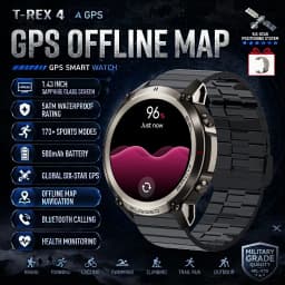 2026-Top Accurate GPS Smart Watch Offline Maps Download Compass Tracking 5ATM Waterproof Tactics Sport Smart Bracelet Men Gift