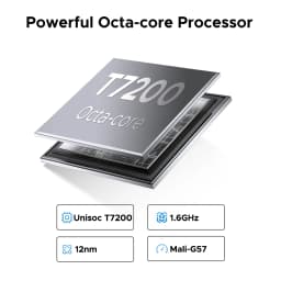 Doogee U11 Android 16 2-in-1 Smart Tablet Pc Gemini Ai 16Gb Ram(4+12) 128Gb Rom 8580Mah Battery Dual Speaker Supports Widevine L1 11" Ultra-Clear 90Hz Display Tablet Pc