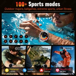 LIGE 2026 Military 1400mAh Battery Smart Watch Men Outdoor Flashlight IP68 Waterproof Heart Rate Bluetooth Call Sports Bracelets