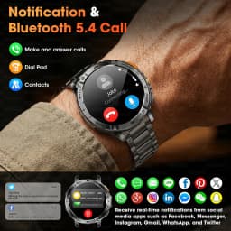 2026 New Military Outdoor Smart Watch Men 10ATM Waterproof Diving Heart Rate Monitor LED Flashlight Bluetooth Call Fitness Watch