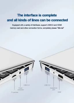2026 New Laptop Computer Windows 11 Intel Atom X7 A3950 Notebook PC Gamer 12GB RAM 512GB 1TB SSD 1920*1080 Office Computer