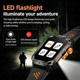The 2026 New Smartwatch Features a 2.01-Inch High-Definition Screen and a 1200mAh Large Battery That Can Store Up to 40 Hours of