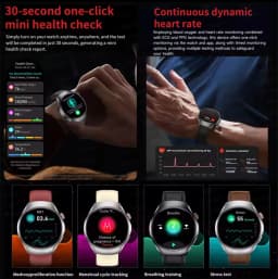 2026 New ECG Smart Watch Body Analysis Blood Oxygen Uric Acid Fatigue Detection Micro-Physical Examination Sapphire Smartwatches