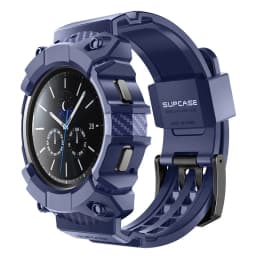 For Samsung Galaxy Watch 4 Classic Case 46mm (2021 Release) SUPCASE UB Pro Rugged Protective Cover with Watch Strap Bands