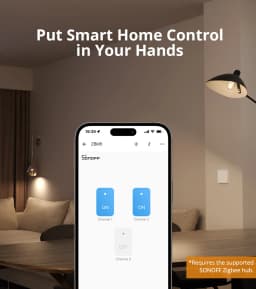 SONOFF ZBM5 Zigbee Smart Wall Switch UK/EU Type Detach Relay Mode Applicable to Both No Neutral & With Neutral Wire 1 /2/3 Gang