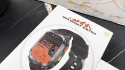 New Ciberer QX18 GPS Smart Watch Ultra-large 2.01''Display Built-in GPS Compass & Altimeter Health & Fitness Tracking Smartwatch