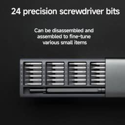 Mijia Precision Screwdriver Set Household Multi-function Repair Disassembly Tool Magnetic Suction Head Aluminum Alloy Box