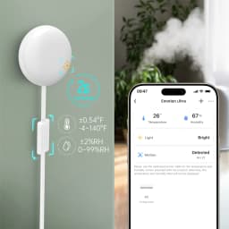 LinknLink EMotion Ultra 60GHz MmWave Radar WiFi Smart Presence Sensor, IR, Brightness, Temperature, Humidity, MQTT, Works with A