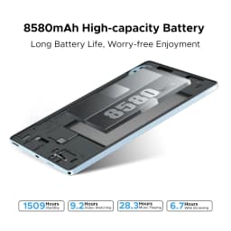 DOOGEE U11 Android 15 Tablet 11' Ultra-clear 90Hz Display 16GB(4+12) 128GB 8580mAh Battery Unisoc T606 Octa-core Dual Speaker