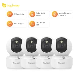 BoyKeep 3MP 5G/2.4GHz WiFi Indoor Home Security IP Smart Baby Monitor Camera Automatic Tracking 24/7 Video Surveillance Camera