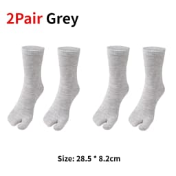 1-5Pair Japanese Style Two Finger Socks Unisex Clog Socks Polyester Toe Separation Socks Kimono Flip Flop Sandal Split Toe Sock
