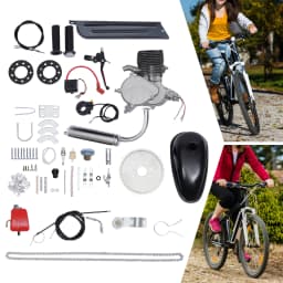 36/44 Tooth 100CC 2-stroke Bike Petrol Engine Set Bicycle Gasoline Engine Kit Modify The Speed Single Cylinder, Air-cooling