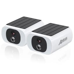 ANRAN 2/3/4 PCS Outdoor Wireless WIFI Camera 2.4G 3MP Battery Solar Security Camera Floodlight Color Night Vision Local Alarm
