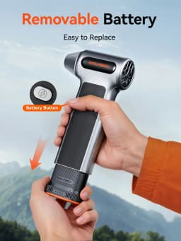 WOLFBOX MF200 22.2Wh 7.4V Rechargeable Li-ion Battery Pack – Removable Backup Power (Battery Only, No Charger)