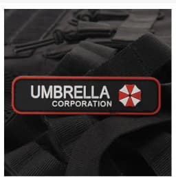 Umbrella Corporation PVC 3D Rubber Badge Military Tactical Patch