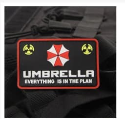 Umbrella Corporation PVC 3D Rubber Badge Military Tactical Patch