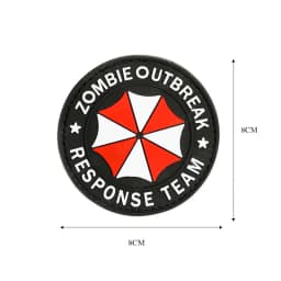 Umbrella Corporation PVC 3D Rubber Badge Military Tactical Patch