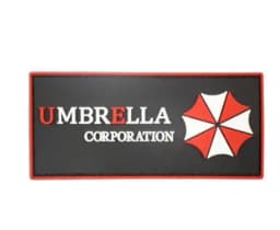 Umbrella Corporation PVC 3D Rubber Badge Military Tactical Patch