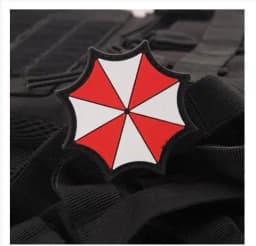 Umbrella Corporation PVC 3D Rubber Badge Military Tactical Patch