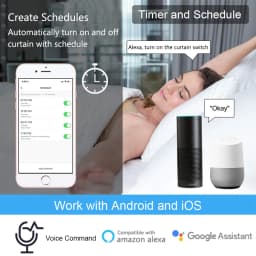 Tuya Smart Life Curtain Switch Module Remote Control Blinds Roller Shutter RF+WIFI App Timer Google Home Aelxa Echo Smart Home