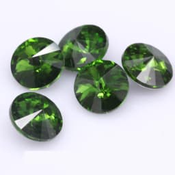 Fantastic 6/8/10/12/14/16/18/25MM Rivoli Cabochons Round Fancy Rhinestone Crystal For Applique Clothing Garment Decoration Bead