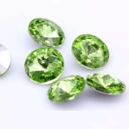 Fantastic 6/8/10/12/14/16/18/25MM Rivoli Cabochons Round Fancy Rhinestone Crystal For Applique Clothing Garment Decoration Bead