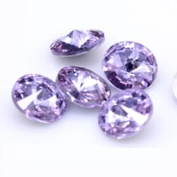 Fantastic 6/8/10/12/14/16/18/25MM Rivoli Cabochons Round Fancy Rhinestone Crystal For Applique Clothing Garment Decoration Bead