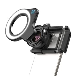 APEXEL 10-20X Zoom Macro Lens HD Micro Phone Camera Lenses with LED Fill Light for iPhone Samsung All Smartphones Eyelash Macro