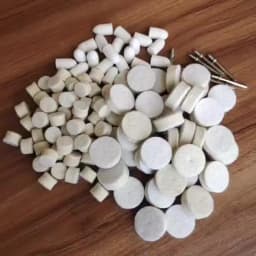 20pc/30pc/50pc Wool Felt Polishing Buffing Round Wheel Grinding Pad 3mm Shank For Dremel Rotary Tool Accessories