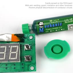 MECHANIC PCB Green UV Photosensitive Mask Inks Set Curable Solder BGA Green Oil Circuit Board Soldering Paste Flux Oil