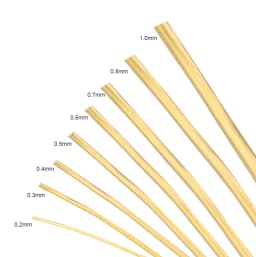 0.2-1mm Silver/Gold/Rose Gold Copper Wire for Bracelet Necklace DIY Colorfast Beading Wire Jewelry Cord String for Craft Making