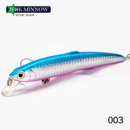 Hunthouse Minnow Fishing Lure 90/125/147mm Floating Hard Baits Wobbler Jerkbait Artificial Fishing Tackle For Seabass Pike LW131