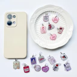 Cartoon Phone Charging Port Dust Plug Cute Acrylic Dustproof Cover for Type C Anti-Lost Phone Dust Plug Kawaii Phone Charm