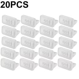 10-60PCS Silicone Dust Plug for USB-A Charger Port Cap Female Jack Universal Dustproof Ports Protectors for PC Notebook Laptop