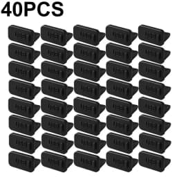 10-60PCS Silicone Dust Plug for USB-A Charger Port Cap Female Jack Universal Dustproof Ports Protectors for PC Notebook Laptop