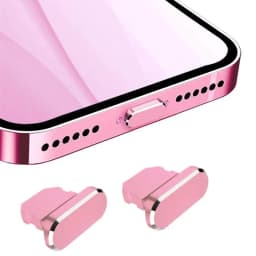 2pcs Metal Dust Plug Charging Port Dust Plug for iPad iPhone 14 Plus 13 12 Mini 11 Pro Max Xr for iOS Lightning Plug Accessories