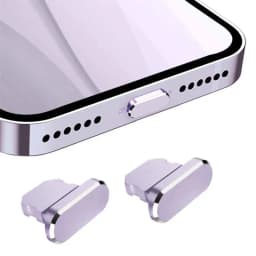 2pcs Metal Dust Plug Charging Port Dust Plug for iPad iPhone 14 Plus 13 12 Mini 11 Pro Max Xr for iOS Lightning Plug Accessories
