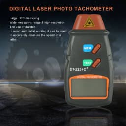 Kebidumei Dt2234C + Digital Laser Tachometer Rpm Meter Non-Contact 2.5Rpm-99999Rpm Lcd Display Speed Meter Dt2234C Tester Speed